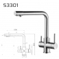 3 Wege Wasserhahn Edelstahl Design 2