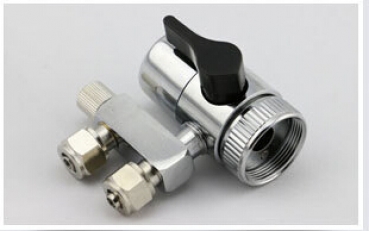 Wasserhahnadapter für 1/4 Schlauch mit Abwasseranschlus