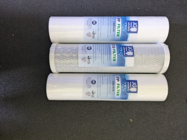 Ersatzfilter für 4 stufige Anlagen mit 10 Zoll Gehäusen mit NSF Zertifizierung